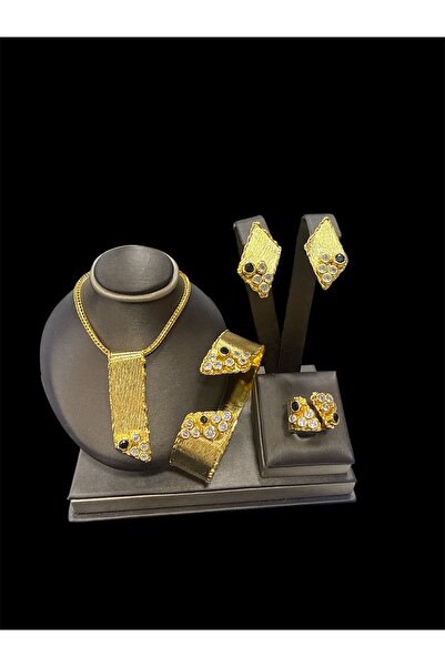 Marmara Altın kaplamali Bijuteri Set