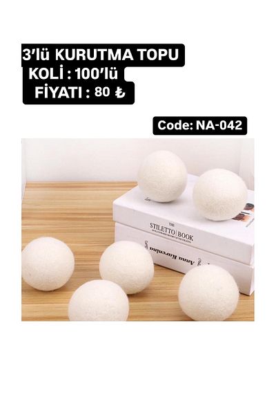 RKY SERENITY 6 Wool Laundry Drying Balls