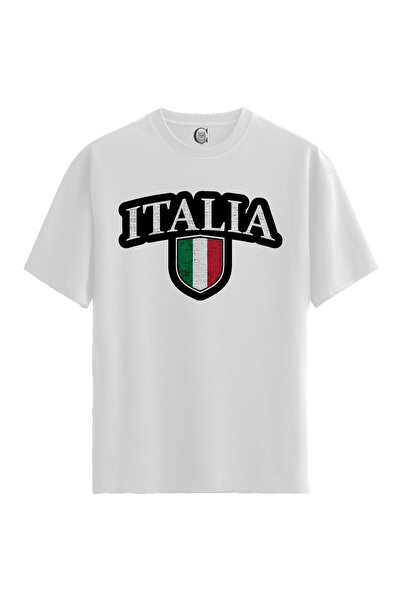 Color Luxe Italia Shield - 100% Cotton Women's White T-Shirt - Premium Quality