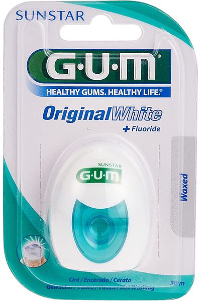 GUM Original White Dental Floss - Deep Dental Cleaning - 30M
