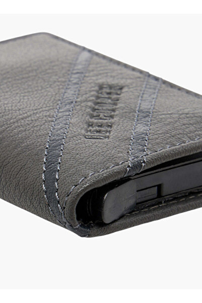 Lee Cooper Solid Bi-Fold Cardholder - W 1.5 x H 10 x D 7 cm