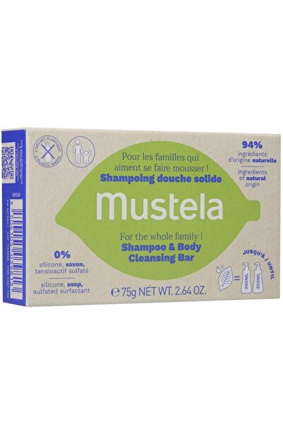 Mustela Tüm Aile İçin Şampuan Ve Vücut Temizleme Barı 75 gr