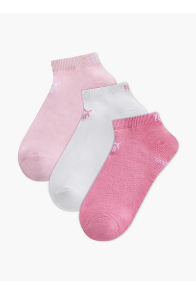 Puma Puma Logo Detail Ankle Length Sports Socks - Set of 3