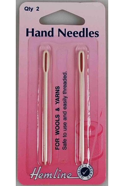 Hemline Plastic Hand Needles for Wools and Yarns | Yarn Needle | Art no. 211/NEEDLE