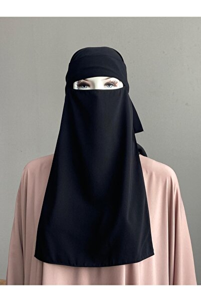 bassell Medine İpeği Şeritli/Bantlı Peçe