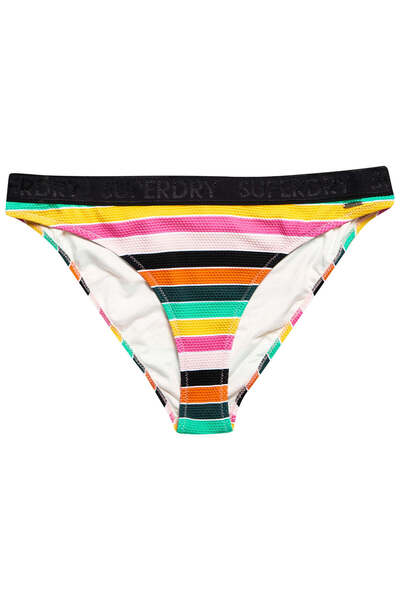 SUPERDRY Slip de baie Vert Stripe SUPERDRY