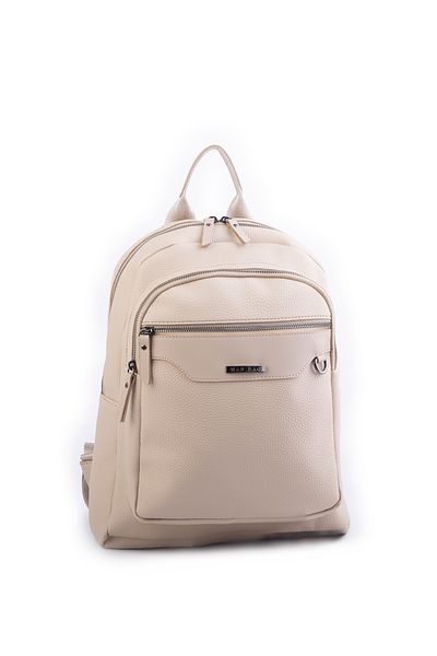 Getcho Janey Women's Sand Beige Backpack, Adjustable Ergonomic Strap, Durable Bag