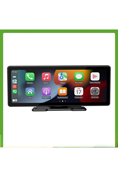 Monozone Carplay Apple Android Auto Ekran Kablosuz 10.2İnç Multimedya WIFI Video Harici Araç Ekranı