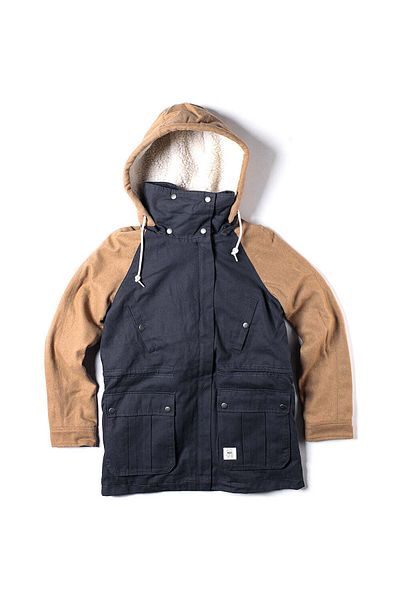 Vans Sonora Parka Jacket Indigo Multicolor