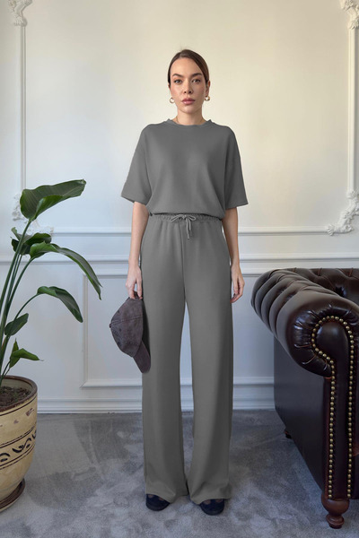 BayBayan طقم علوي سفلي من القطن الممشط بأكمام قصيرة