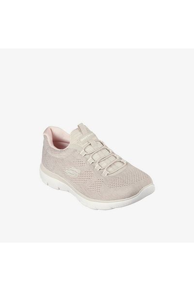 SKECHERS Women's Textured Slip-On Walking Shoes - SUMMITS