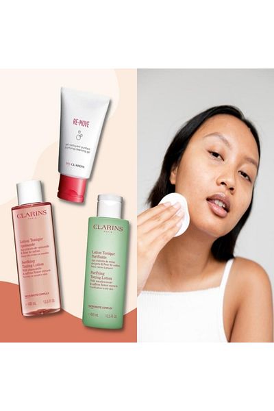 Clarins My Clarins RE-MOVE Purifying Cleansing Gel 30ml Refreshing Face Cleanser.