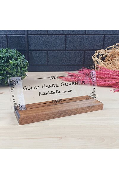 hediyekralı Kişiye Özel Modern Tasarımlı Masa Isimlik