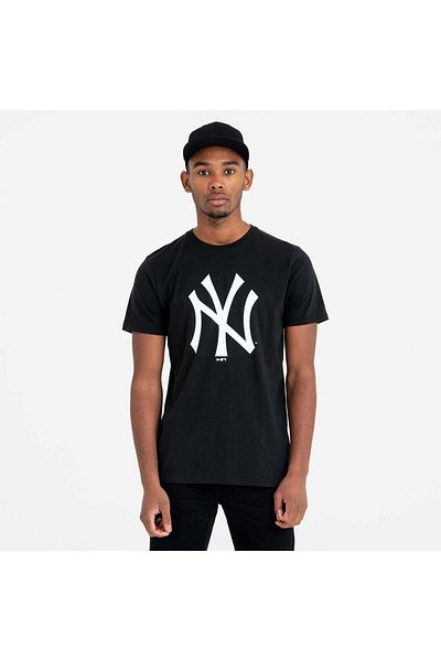 NEW ERA Tricou Newera Nos Mlb Regular Tee Neyyan Blkwhi