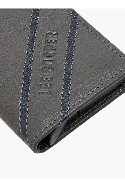 Lee Cooper Solid Bi-Fold Cardholder - W 1.5 x H 10 x D 7 cm