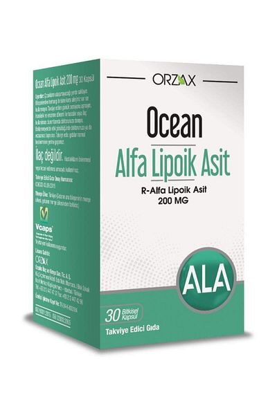 Ocean Alpha Lipoic Acid 200 Mg 30 Capsules 8697595872413