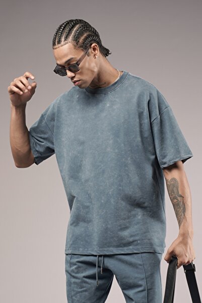 Butik TREND WE Костюм з капюшоном з випраної тканини в стилі оверсайз з формованим верхом і низом