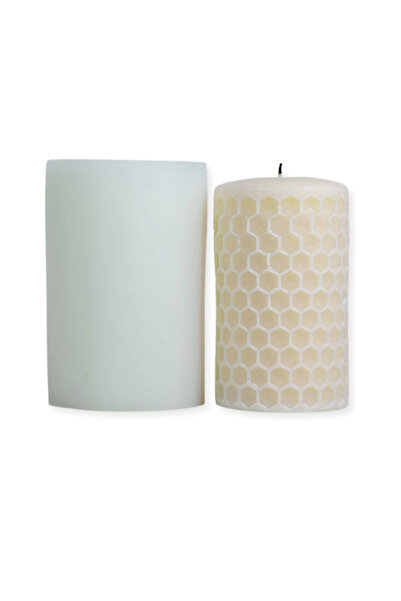 Alze Kimya Hobi Petek Baton Mum Silikon Kalıbı - Balmumu Çalışmalarına Uygun