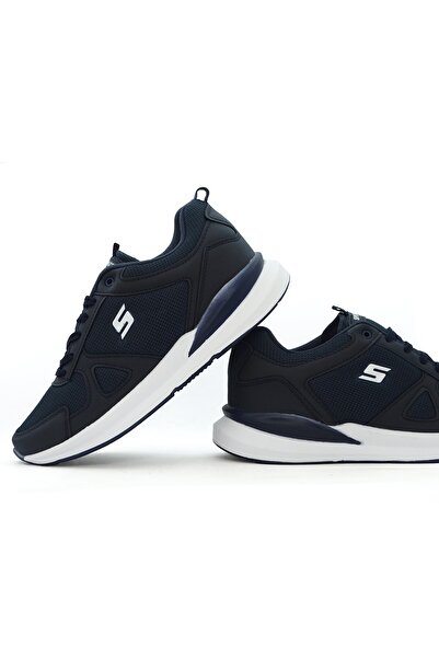 speedrace Siyah Unisex Rahat Esnek Sneaker Spor Ayakkabı 2101