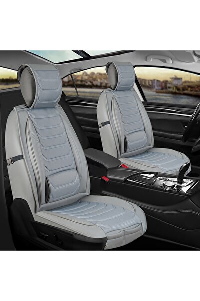 AGSHOP مجموعة غطاء مقعد السيارة المتوافق مع Chery Tiggo نصف جلد مع دعم قطني م...