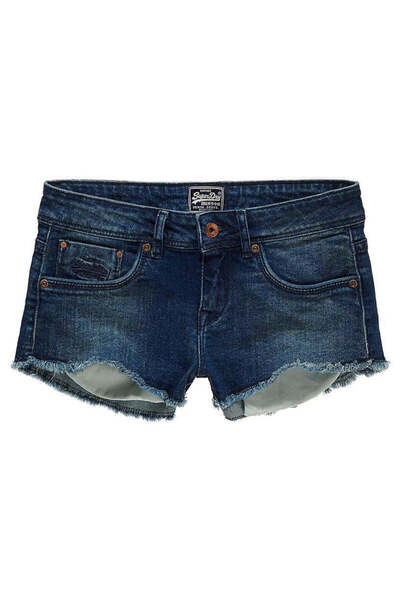 SUPERDRY Pantaloni Scurti Core Hot Short Albastru