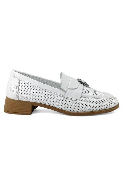 Mammamia 7295 Pantofi de damă casual din piele naturală-alb