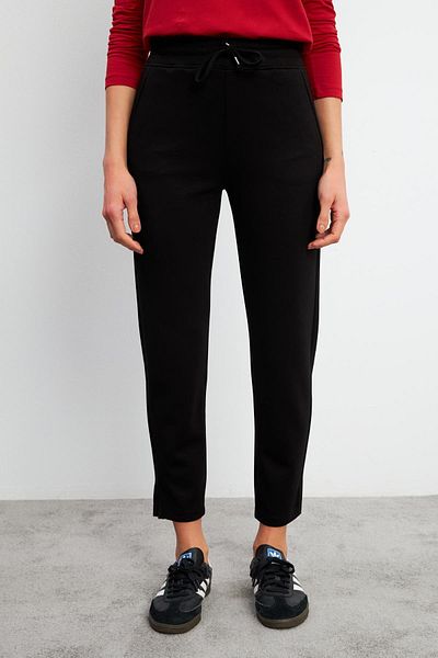 VENA Γυναικείο παντελόνι Jogging Alian Black Soft Texture (CUPRO)