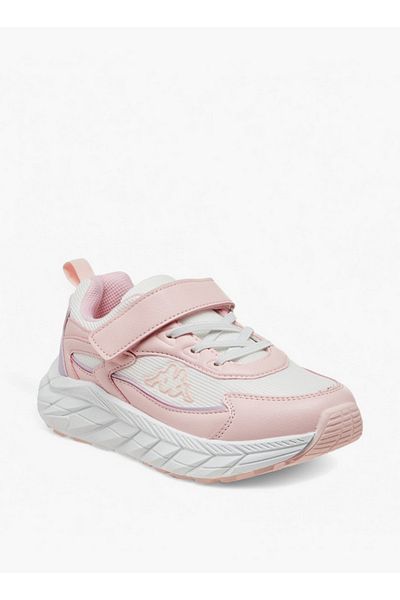 Kappa Girls' Logo Detail Sports Shoes with Hook and Loop Closure