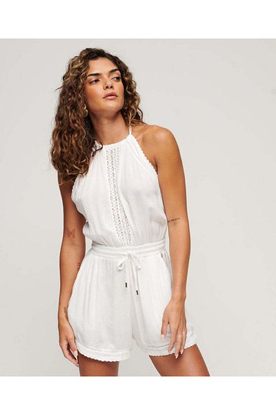 SUPERDRY Superdry white jumpsuit