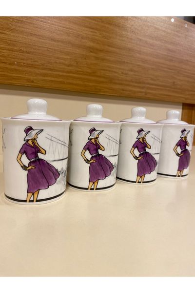 PLUS HOME Spice Set 4-Piece Retail Lid Mini Size