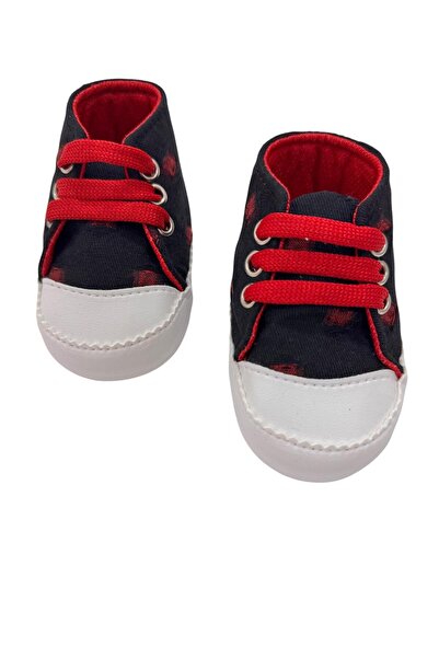 Esterella ev desenli Bebek Ayakkabısı/ Bağcıklı Yumuşak Kaymaz Taban Makosen/...