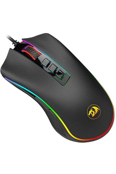 REDRAGON Mouse Gaming Redragon Cobra V2, iluminat RGB (Negru)