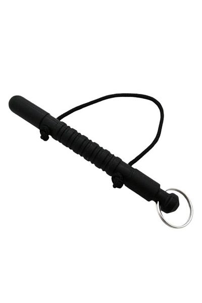 Depox Kubotan tactic IdeallStore®, Combat Specialist, plastic dur, 15 cm, negru