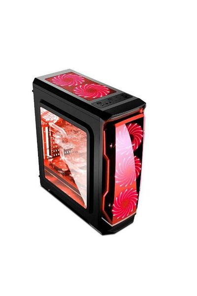 Segotep Carcasa Segotep SG-H1B-RLED Halo, Middle Tower, Plexiglass (Negru)