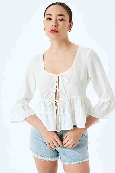 Koton Women's Blouse 5Sal60061Iw000