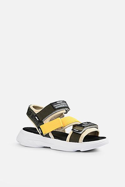 Vicco Chester Crest Boy's Khaki Sandals