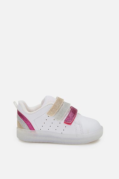 Vicco Sun Light Baby Girl White/Fuchsia Sneaker