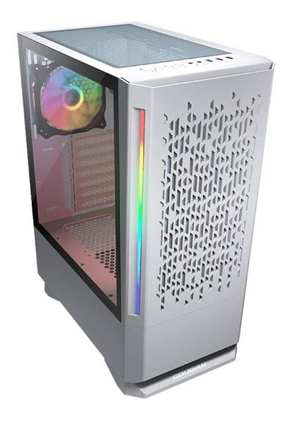 Cougar Cougar MX430 Air RGB case, ARGB lighting, Middle Tower, without power supply, ATX (White)
