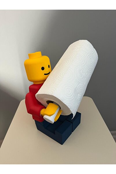 NaseTasarım Towel Paper Holder for 3D Wall and Desktop