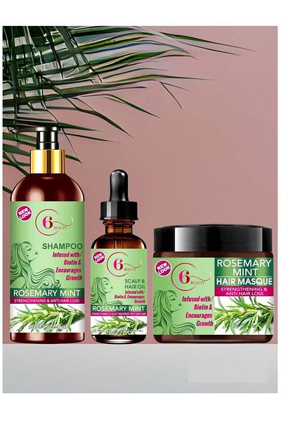 Beauty Rosemary and Mint Hair Care Set