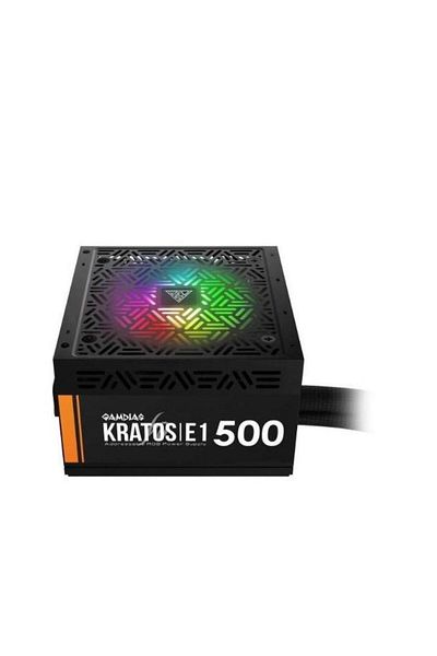gamdias Sursa Gamdias Kratos E1, RGB, 500W (Negru)