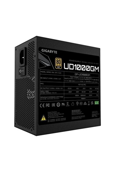 Gigabyte Sursa GIGABYTE GP-UD1000GM, 80+ Gold, 1000W, Full Modulara