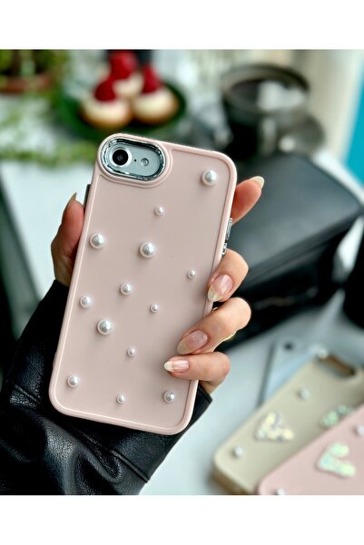 Go Aksesuar Iphone 7 - 8 - Se 2020 - Se 2022 Uyumlu Pearl 3D Oyuncak Tasarımlı Esnek Silikon Kılıf