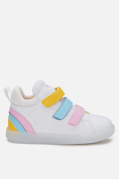 Vicco Rainbow Işıklı Kız Çocuk Beyaz/pembe Bot
