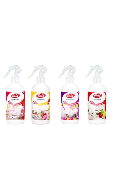 FABI Pack of 4 room air fresheners, Fabi, 4 x 500ml