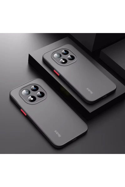 m.tk moveteck Xiaomi Redmi Note 14 Pro Plus Kılıf Mat Parmak izi Yapmaz Kamera Korumalı Renkli Tuşlu Sert Silikon