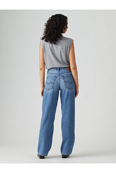 Levi's Baggy Dad Kadın Jean Pantolon - Heavy Check