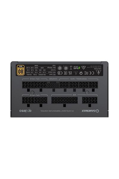 GAMEMAX Gamemax GX PRO Power Supply, 850W, Modular, 80Plus Gold, Black