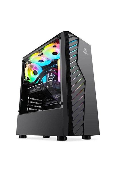 Segotep Segotep Nova V1 Case, Middle Tower, Plexiglass, ARGB lighting (Black)