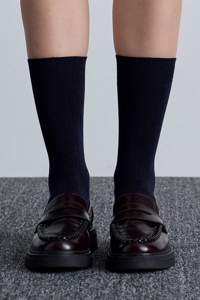 Manuka Stormy Long Socks - Black